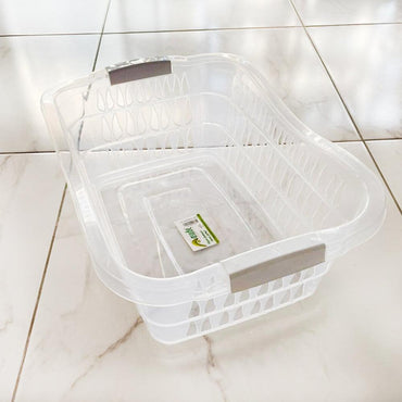 Asude Transparent Rectangular clothe Basin - Karout Online -Karout Online Shopping In lebanon - Karout Express Delivery