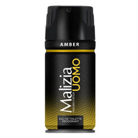 Malizia Uomo Deodorant Amber 200 ml - Karout Online -Karout Online Shopping In lebanon - Karout Express Delivery