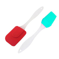 Silicone Spatula and Brush Set ( 2 Pcs) - Karout Online -Karout Online Shopping In lebanon - Karout Express Delivery