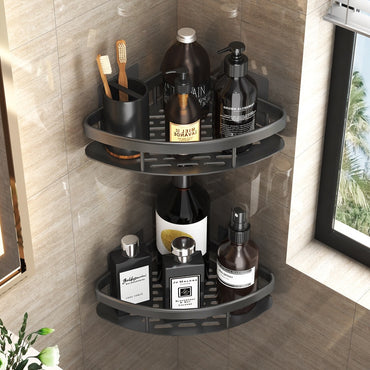 **NET**Bathroom Corner Shelf Shower Storage Rack Holder for Shampoo Organizer Bathroom Accessories 3 pcs