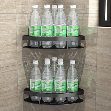 **NET**Bathroom Corner Shelf Shower Storage Rack Holder for Shampoo Organizer Bathroom Accessories 3 pcs
