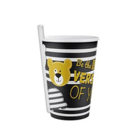 Titiz Plastik Yummy Straw Cup AP-9124/ 400ml - 14oz - Karout Online -Karout Online Shopping In lebanon - Karout Express Delivery