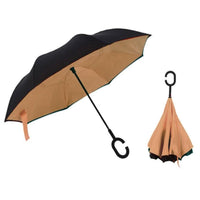 Reverse Umbrella Folding Double Layer Inverted C Hand Holder Stand / 010 - Karout Online -Karout Online Shopping In lebanon - Karout Express Delivery