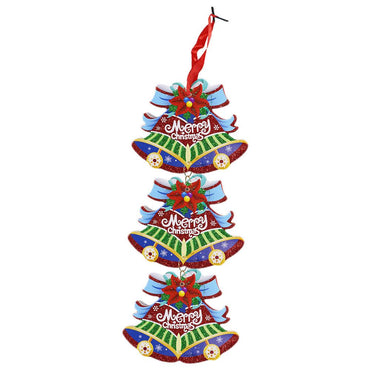 Merry Christmas Foam Door Hanger 3 Pcs chain /  Q-966 - Karout Online -Karout Online Shopping In lebanon - Karout Express Delivery