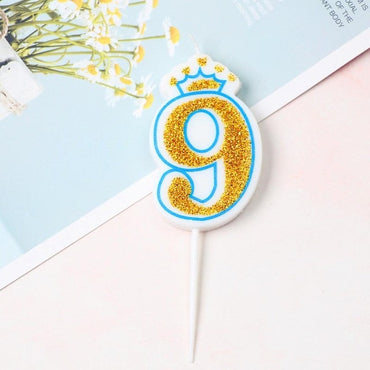 Birthday Glittered Number Candle / 22FK148