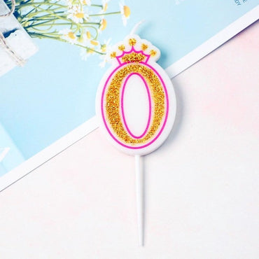 Birthday Glittered Number Candle / 22FK148
