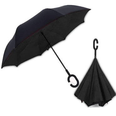 Reverse Umbrella Folding Double Layer Inverted C Hand Holder Stand / 010 - Karout Online -Karout Online Shopping In lebanon - Karout Express Delivery