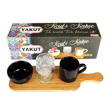 YAKUT Coffee Serving Set ( 3 Pcs) - Karout Online -Karout Online Shopping In lebanon - Karout Express Delivery