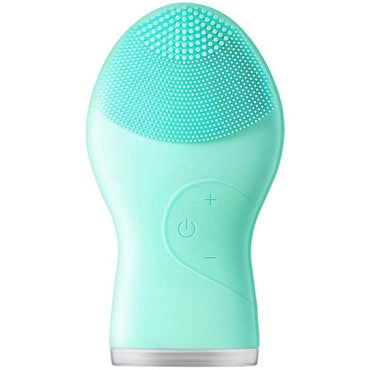 USB Rechargeable Electric Silicone Ultrasonic Facial Cleansing Face Brush Cleaner Waterproof - Karout Online -Karout Online Shopping In lebanon - Karout Express Delivery