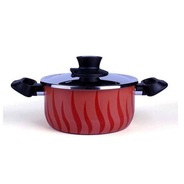 Tefal Tempo Flame Dutch Oven 24 cm + Stainless Steel Lid / C5484683 - Karout Online -Karout Online Shopping In lebanon - Karout Express Delivery