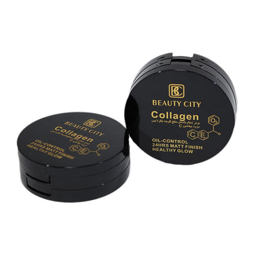 Beauty City 2 layers Collagen Matt and Glitter Powder - Karout Online -Karout Online Shopping In lebanon - Karout Express Delivery