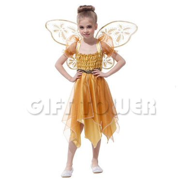 Golden Fairy Ballerina Costume - Karout Online -Karout Online Shopping In lebanon - Karout Express Delivery
