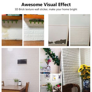 Brick Pattern Anti-collision Sponge Wallpaper Modern Wall Background Decoration Wallpaper