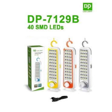 Plastic Rock Light DP-7129B LED Rechargeable Torch - Karout Online -Karout Online Shopping In lebanon - Karout Express Delivery