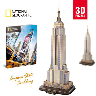 CubicFun Empire State Building New York 3D Puzzle 66 Pcs - Karout Online -Karout Online Shopping In lebanon - Karout Express Delivery