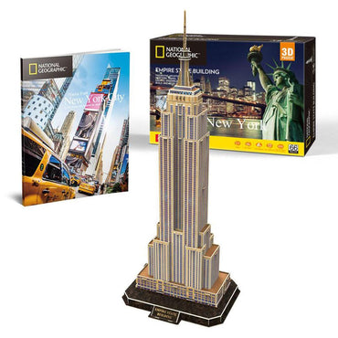 CubicFun Empire State Building New York 3D Puzzle 66 Pcs - Karout Online -Karout Online Shopping In lebanon - Karout Express Delivery