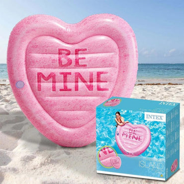 Intex Float Mat Candy Heart Island 145×142Cm 58789 Summer