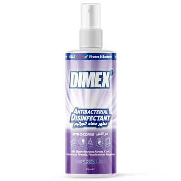 Elsada Dimex Antibacterial Disinfectant With Chlorine Lavender 500ml - Karout Online -Karout Online Shopping In lebanon - Karout Express Delivery