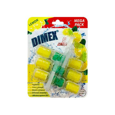 Elsada Dimex Bowl Cleaning Blocks - Mega Pack - Lemon 3 Pcs - Karout Online -Karout Online Shopping In lebanon - Karout Express Delivery