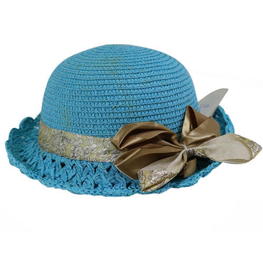 Straw Bow Deigned Hat E-239 Summer
