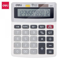 Deli E1217 Calculator Plastic-12 digits - Karout Online -Karout Online Shopping In lebanon - Karout Express Delivery