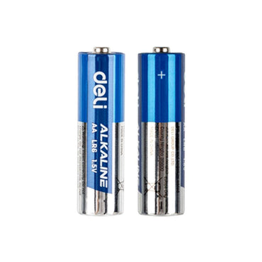 DELI AA ALKALINE BATTERY 18500 (2 PCS) LR6 1.5V - Karout Online -Karout Online Shopping In lebanon - Karout Express Delivery