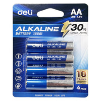 DELI AA ALKALINE BATTERY (PACK OF 4) - 18501 - Karout Online -Karout Online Shopping In lebanon - Karout Express Delivery
