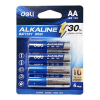 DELI AA ALKALINE BATTERY (PACK OF 4) - 18501 - Karout Online -Karout Online Shopping In lebanon - Karout Express Delivery