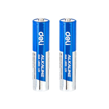 DELI AAA ALKALINE BATTERY 18504 (2pcs) LR03 1.5V - Karout Online -Karout Online Shopping In lebanon - Karout Express Delivery