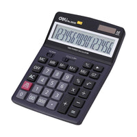 Deli E39259 Calculator 16-Digit Plastic Black - Karout Online -Karout Online Shopping In lebanon - Karout Express Delivery