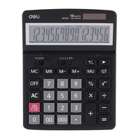 Deli E39259 Calculator 16-Digit Plastic Black - Karout Online -Karout Online Shopping In lebanon - Karout Express Delivery