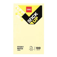 Deli EA00553 Sticky Notes 76 x 126 mm Yellow - Karout Online -Karout Online Shopping In lebanon - Karout Express Delivery