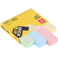DELI A11002 PAPER INDEX TABS 76 x 19 MM 400 SHEETS 4 Colors - Karout Online -Karout Online Shopping In lebanon - Karout Express Delivery