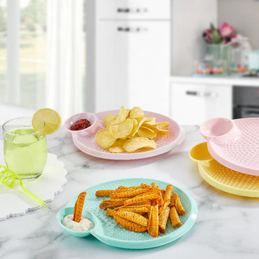 Hane Round Snack Dish - Karout Online -Karout Online Shopping In lebanon - Karout Express Delivery