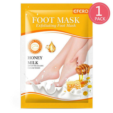 Efero Honey Milk Exfoliating Feet Mask - Karout Online -Karout Online Shopping In lebanon - Karout Express Delivery
