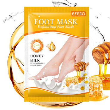 Efero Honey Milk Exfoliating Feet Mask - Karout Online -Karout Online Shopping In lebanon - Karout Express Delivery