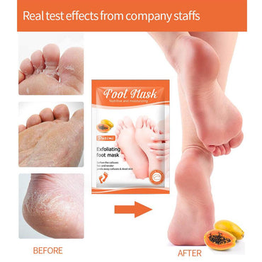 Putimi Cantaloupe Foot Mask-exfoliating Dead Skin 1 pair/ 38g - Karout Online -Karout Online Shopping In lebanon - Karout Express Delivery