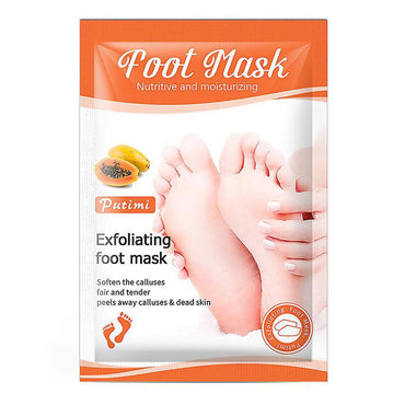 Putimi Cantaloupe Foot Mask-exfoliating Dead Skin 1 pair/ 38g - Karout Online -Karout Online Shopping In lebanon - Karout Express Delivery