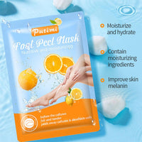 Putimi Orange Exfoliating Foot Mask 1 Pair /38g - Karout Online -Karout Online Shopping In lebanon - Karout Express Delivery