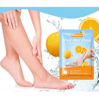 Putimi Orange Exfoliating Foot Mask 1 Pair /38g - Karout Online -Karout Online Shopping In lebanon - Karout Express Delivery