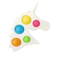 White Unicorn Pop It Fidget Toy - Karout Online -Karout Online Shopping In lebanon - Karout Express Delivery
