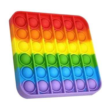 Squared Rainbow Pop It / KM-122  / PO-7 - Karout Online -Karout Online Shopping In lebanon - Karout Express Delivery