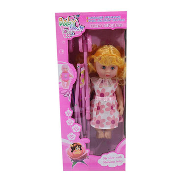 Baby Doll With Stroller - Karout Online -Karout Online Shopping In lebanon - Karout Express Delivery