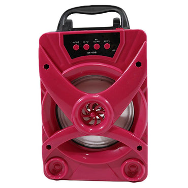 Portable Super Bass Wireless Bluetooth Speaker With Micro SD/TF/USB Flash And FM Radio Support, Assorted Color, M408 - Karout Online -Karout Online Shopping In lebanon - Karout Express Delivery