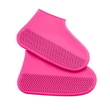 2 Pairs Silicone Shoe Covers Reusable Waterproof No-Slip Rubber Rain Shoe Covers - Karout Online -Karout Online Shopping In lebanon - Karout Express Delivery