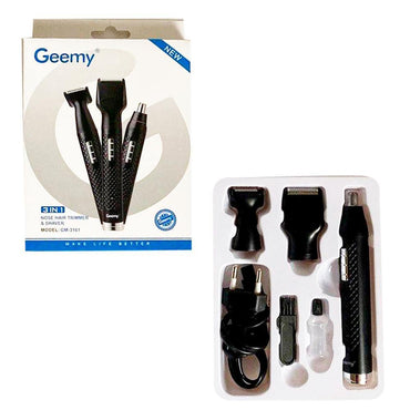 Geemy 3in1 Nose Hair Trimmer & shaver GM3161 / KC-28 - Karout Online -Karout Online Shopping In lebanon - Karout Express Delivery