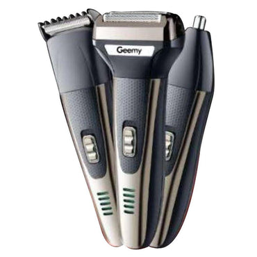 Geemy Rechargeable 3in1 Shaver And Trimmer Set / KC-4 - Karout Online -Karout Online Shopping In lebanon - Karout Express Delivery