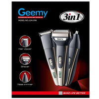 Geemy Rechargeable 3in1 Shaver And Trimmer Set / KC-4 - Karout Online -Karout Online Shopping In lebanon - Karout Express Delivery