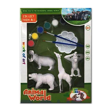 DIY Painting Animals ( 4 Pcs) - Karout Online -Karout Online Shopping In lebanon - Karout Express Delivery