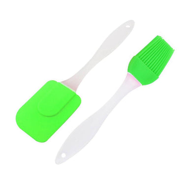 Silicone Spatula and Brush Set ( 2 Pcs) - Karout Online -Karout Online Shopping In lebanon - Karout Express Delivery